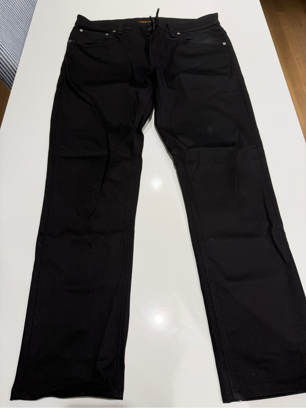 Nudie Lean Dean Jeans Black 34x32
